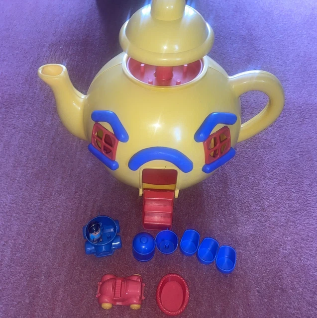 VINTAGE BIG YELLOW TEAPOT Bluebird 1981 Toy Accessories Playset Classic