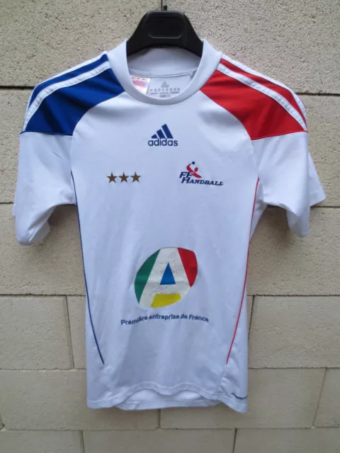 Maillot handball FRANCE ADIDAS féminine stock pro Formotion blanc shirt XS