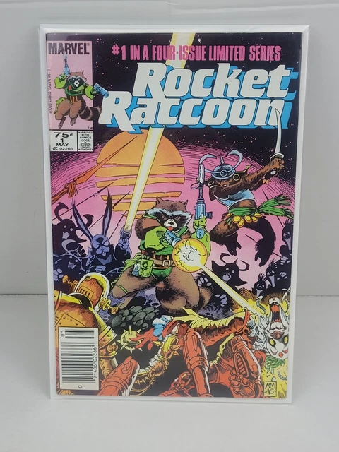 Rocket Raccoon #1 Newsstand 1st Appearance Mayhem Mekaniks Key Issue Marvel 1985