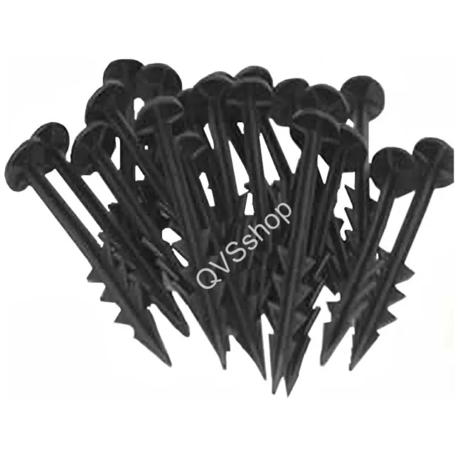 200 MULCH MAT FIXING PEGS for Weed Control Ground Cover