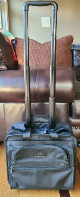 TUMI Wheeled Expandable Laptop Compter Breif Case Rolling Business Travel Bag