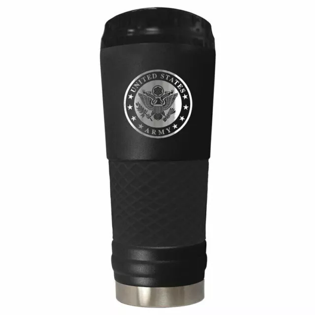 Army Insignia 24oz Stealth Stainless Steel Tumbler Travel Mug Insulated