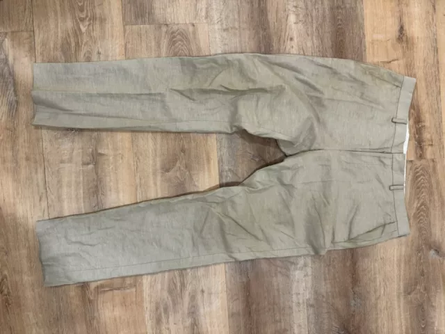 Topman Mens Khaki Tan Dress Pants 34