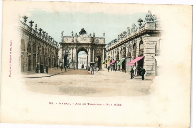 CPA Nancy-Arc de Triomphe-Rue Héré (187165)