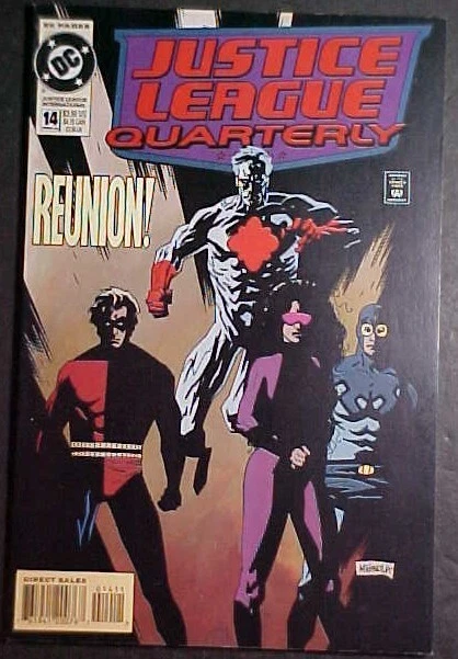 Justice League Quarterly #14! Mike Mignola Cover! 80 Pages! Vf 1994 Dc Comics