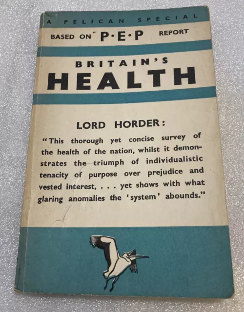 1939 Britain’s Health Mervin Herbert Vintage Pelican Special Paperback S27