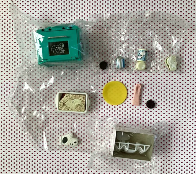 Snoopy Re Ment Retro Kitchen Job Lot Dolls House Miniatures Re-ment Cookies
