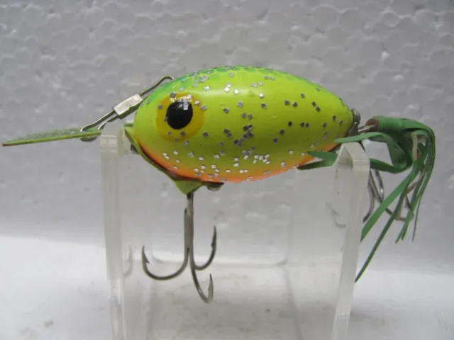 EXCELLENT PLUS FRED Arbogast 5/8 oz. Jitterbug in Beautiful Black