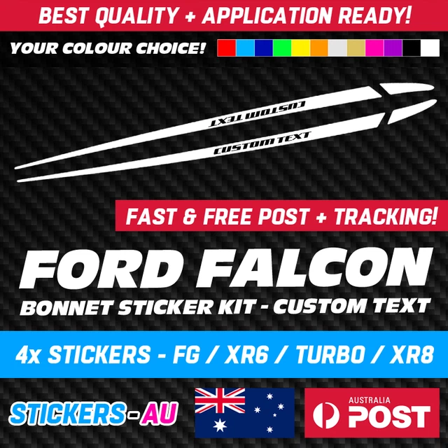 FORD FALCON CUSTOM Sticker Stripe Kit Fg Gs Fpv Xr6 / Xr8