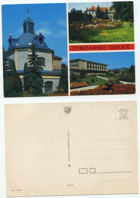 16484 - Turcianske Teplice - old postcard