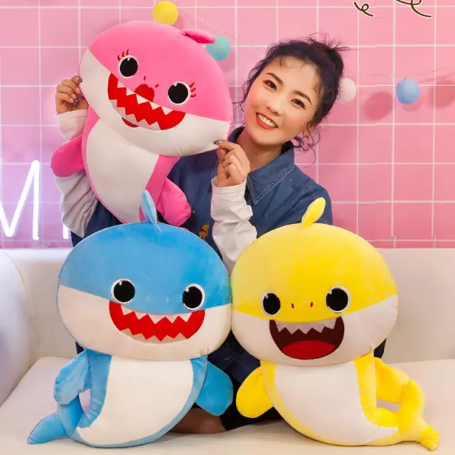 Soft Gifts Baby Shark Plush Can Sing Will Shine Baby-shark Doll Stuffed Toy