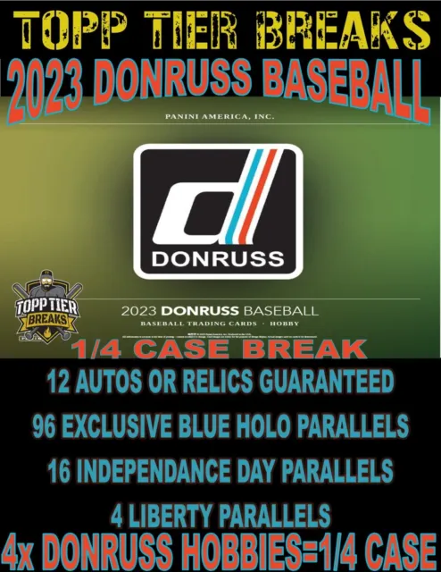 ST LOUIS CARDINALS 2023 Donruss Baseball 4 Hobby Box 1/4 Case Team Break  #1565 $80.97 - PicClick AU