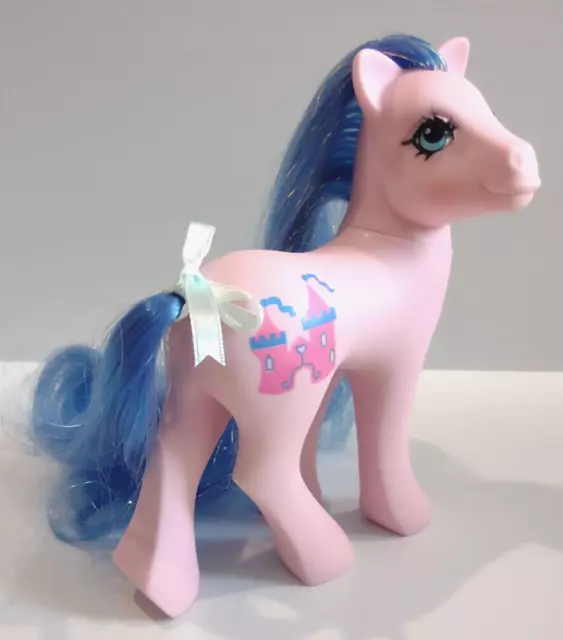 HASBRO MLP My Little Pony G1 Vintage PRINCESS ROYAL PINK eyelashes pony. 1991