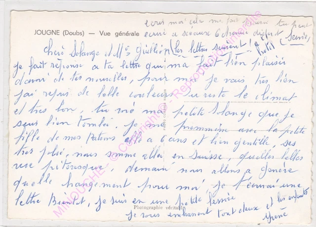 CPSM 25370 JOUGE General View Edt COMBIER 2