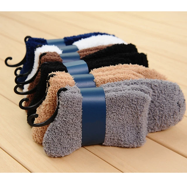 Calze Fluufy Pavimento Corallo Pile Dormitore Mantenere Caldo Addensare