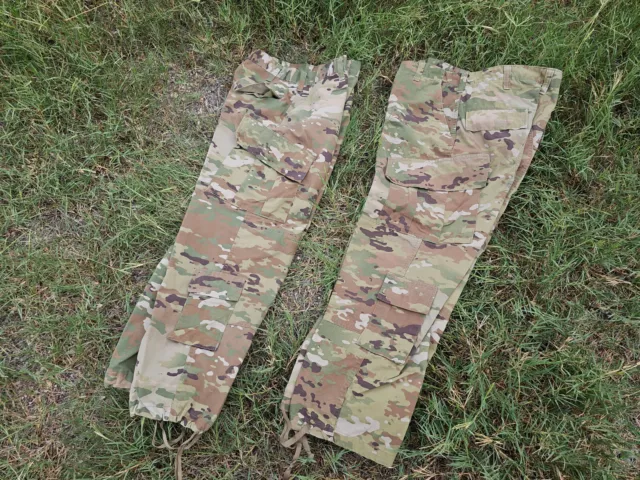 🇺🇸2 Lot US Army USAF OCP Multicam Combat Trousers Uniform Pants Medium Short