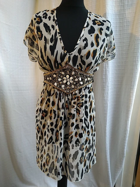 Red herring sales animal print dress
