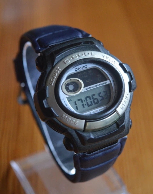 時計 G-COOL G'MIX GT-003TH-7AT NEW Rare Casio G-Cool G-Shock G-Mix Digital Gray Leather