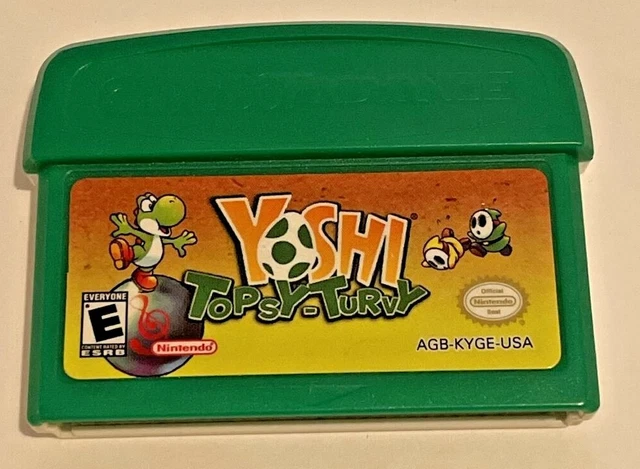 Yoshi: Topsy Turvy (Nintendo Game Boy Advance, 2005) GBA testé