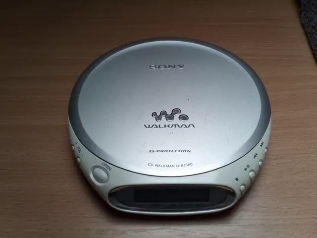 Sony CD Walkman D-EJ360 Discman 90er CD Player Portable