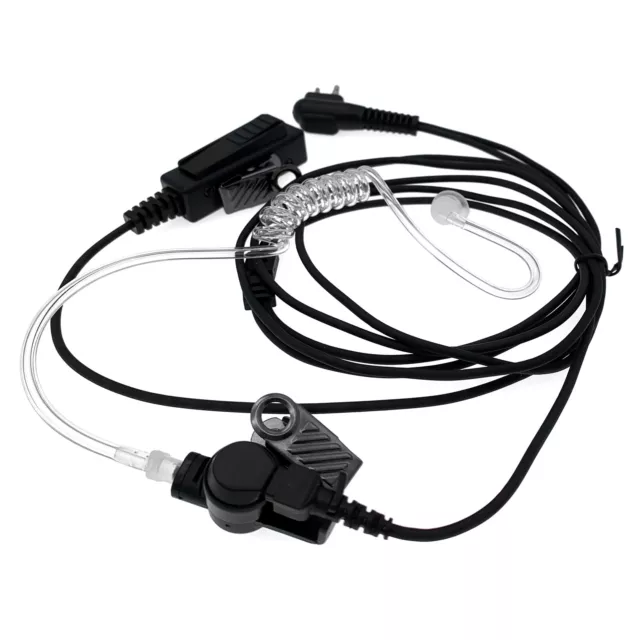 NEW! 2-Wire Surveillance Earphone Headset Mic Earpiece for Motorola GP CP Radios