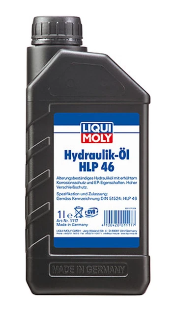 LIQUI MOLY Olio Idraulico HLP 46 1117 Scatola da 1 Litro
