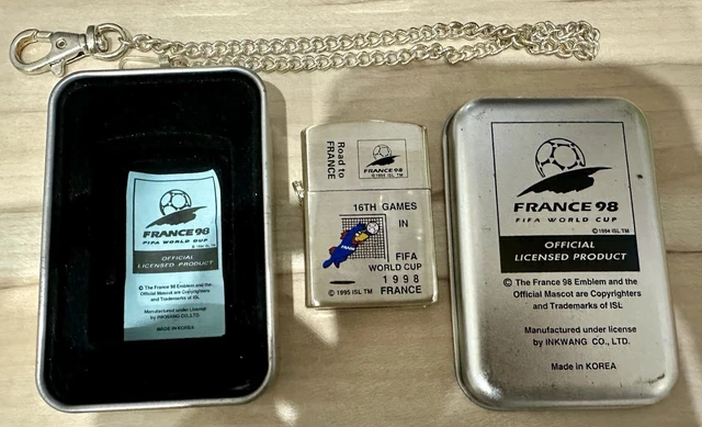 ZIPPO FRANCE 98 world cup-Limited edition-VERY RARE £208.70