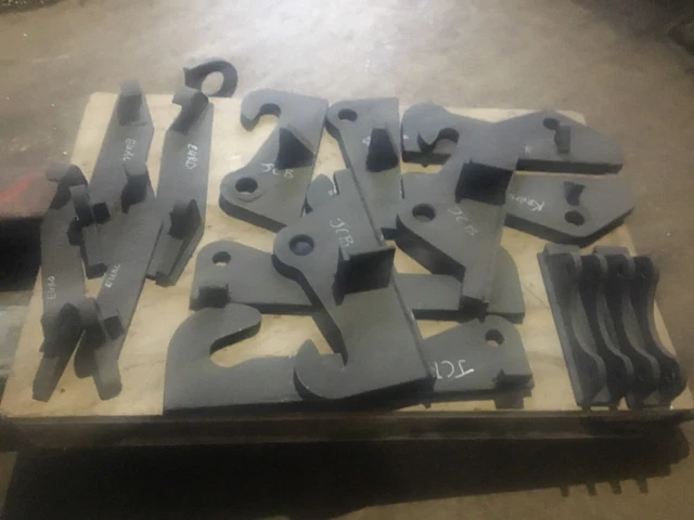 TRACTOR LOADER BRACKETS, telehandler brackets. In good condition £52.72 ...