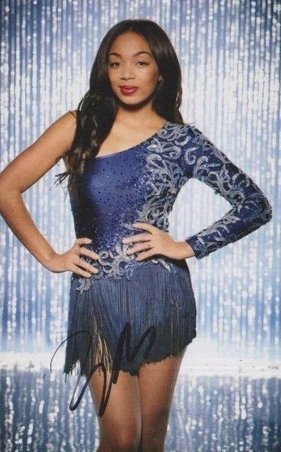 Zaraah Abrahams  **HAND SIGNED**  6x4 photo  ~  AUTOGRAPHED ~ Dancing On Ice