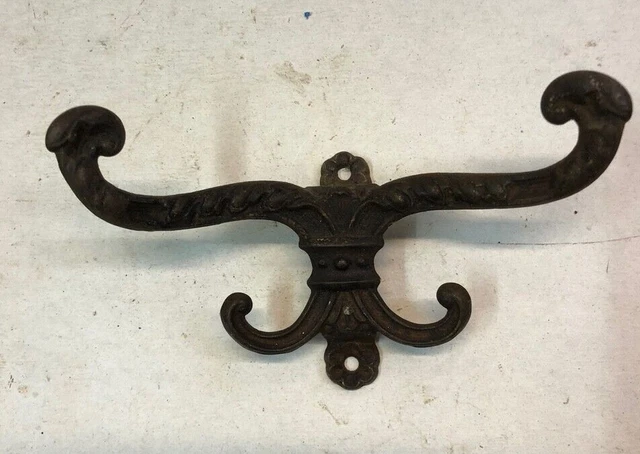 1 Vintage Large Eastlake Victorian Style Coat Hat Hook Clothes Hall Tree
