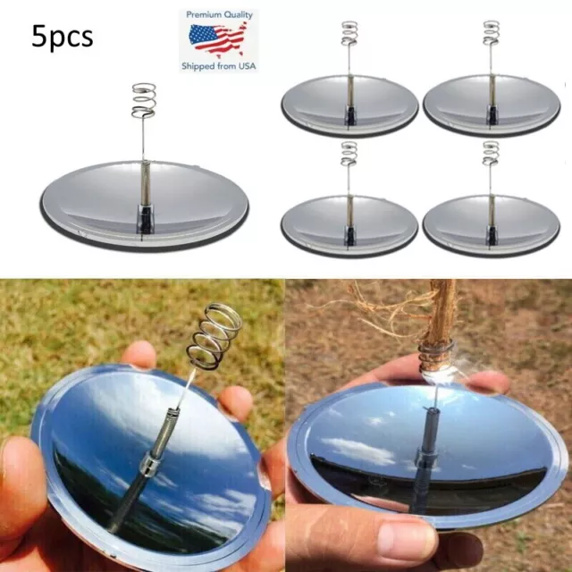 5x Outdoor Camping Waterproof Windproof Solar Lighter Fire Starter EDC Survival