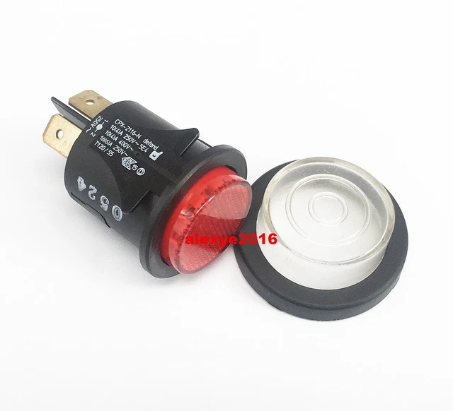 2PCS NEW DEFOND CRT-1115-R 250V 7.5A 2 positions 2 pins Rocker Switch #V75I CH e 2PCS NEW DEFOND CRT-1115-R 250V 7.5A 2 positions 2 pins Rocker Switch #V75I CH e