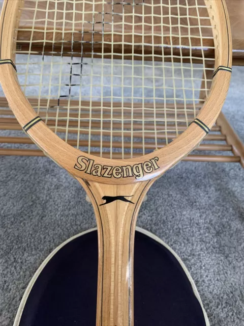 Vintage Slazenger Professional Wooden Tennis Racket M4 - Grip 4.5"