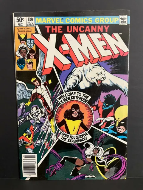 The Uncanny X-Men # 139, Kitty Pryde Joins (Marvel 1980)