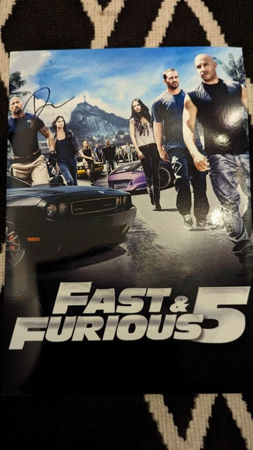 Dwayne Johnson Signed Dwayne Johnson Autograph Fast And Fourus Signed WWE Signed