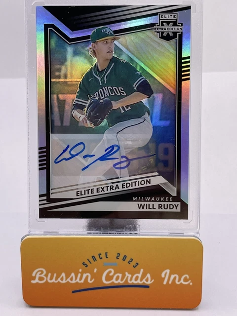 2022 Elite Extra Edition Will Rudy Prospect Auto Autograph #162