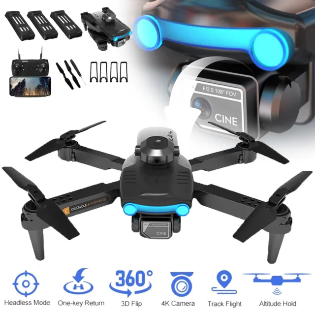 4K HD Dual Camera Mini Drone WIFI Foldable Selfie Camera RC Quadcopter Aircraft