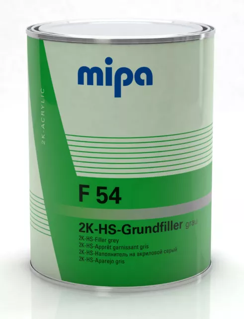 Mipa 2K-HS-Grundierfiller F 54 Füller, Grundierung, schwarz Autolack Lack 1 L