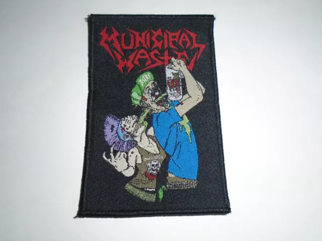 Municipal Waste Toxic Drinker Woven Patch