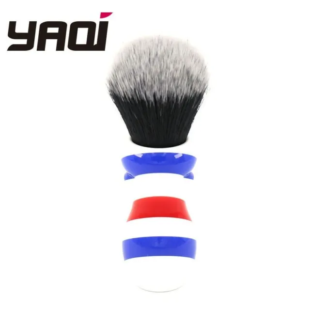 Yaqi 24MM Long Handle High Quality Synthetic Men Shaving Brush Tuxedo Knot