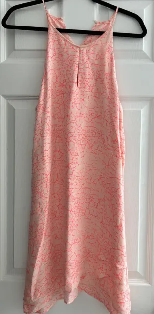 Parker Summer Dress Size M 100% Silk