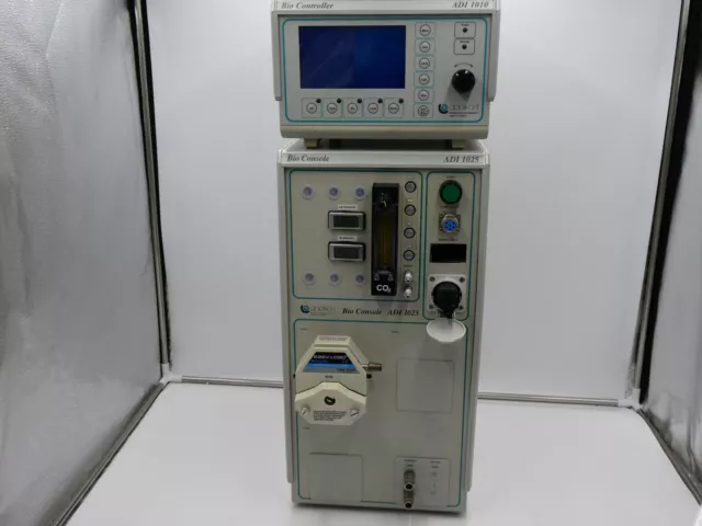 🍀 Applikon ADI 1010 Bio Controller & ADI 1025 Console Bioreactor Bioprocessing