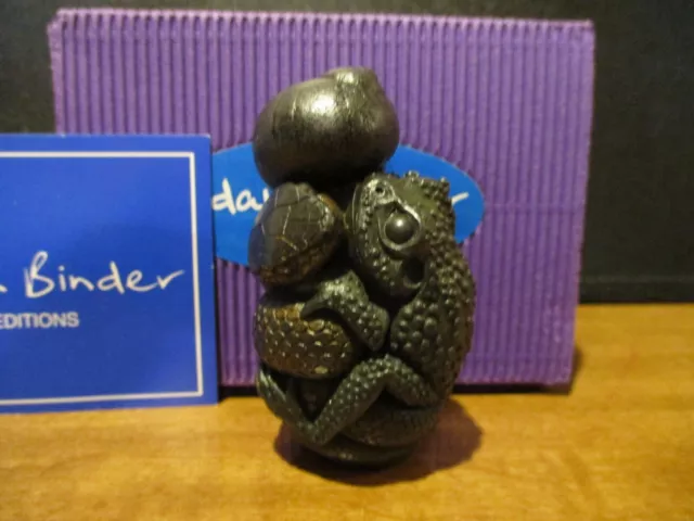 Harmony Kingdom Artist Adam Binder Ebony Sansukumi Frog Snake Snail in Deadlock