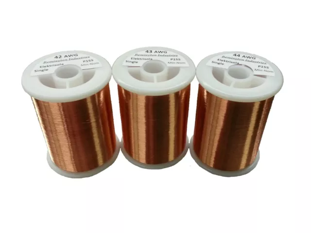 Pickup Winders Kit #2 - 42, 43, & 44 AWG Enameled Copper Magnet Wire - 1.0 lbs