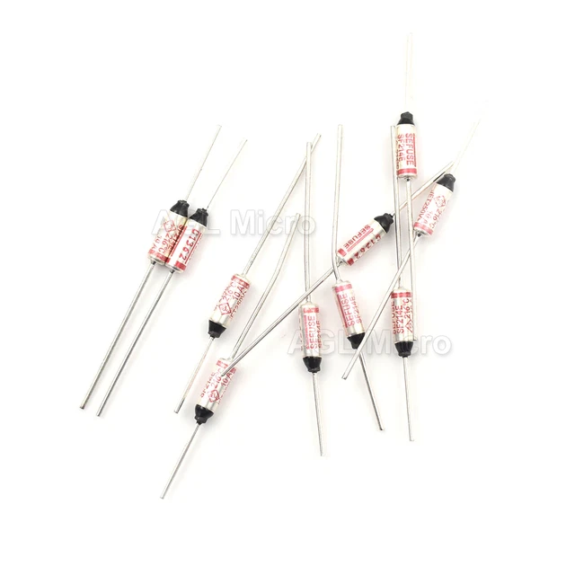 10 pcs 216°C Thermal Fuse Cutoff Coffee Machine 250V 10A - NEW