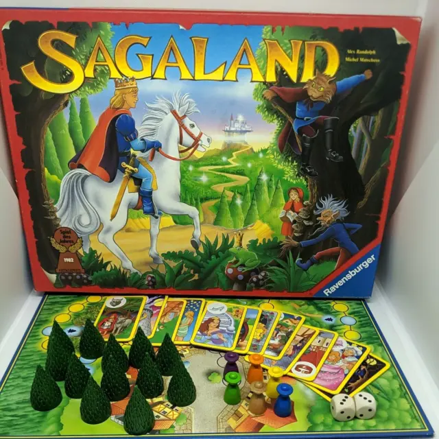 Sagaland Ravensburger Spiel Spiel des Jahres 1982 Familie Brettspiel KOMPLETT