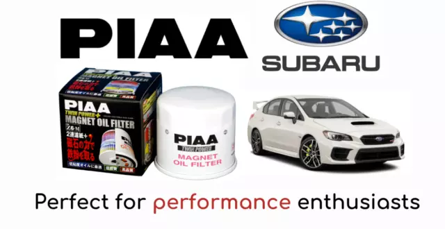 PIAA Motorsport High Performance Oil Filter FITS Subaru Impreza WRX STI