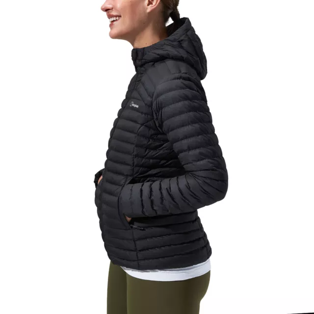 Berghaus Damen Nula Micro gepolsterte warme Kapuze Winterjacke Mantel 3