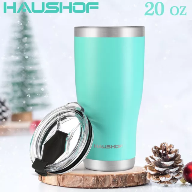 HAUSHOF 20 oz Travel Mug Tumbler Double Wall Vacuum Insulated Coffee Tumbler Cup