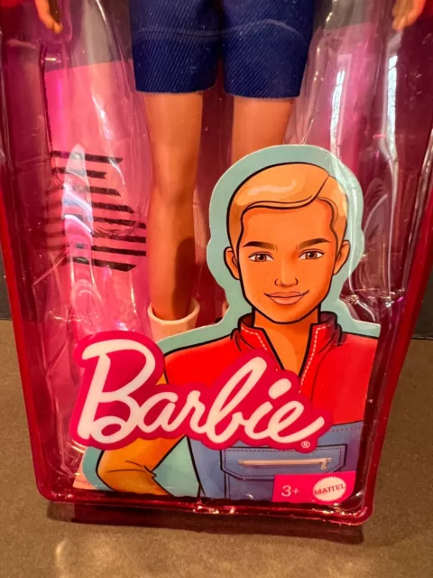 Mattel BARBIE FASHIONISTAS #163 KEN BARBIE DOLL Blond BRN EYES Dimples NIB 2020 3